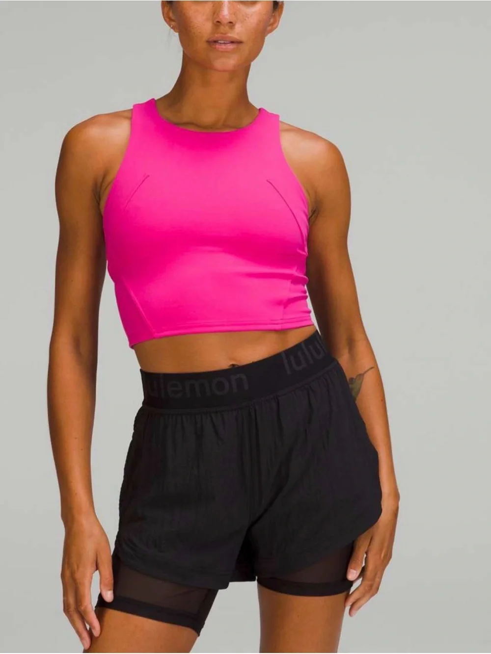 Lululemon Invigorate Training Tank Top Sonic Pink SZ 6
